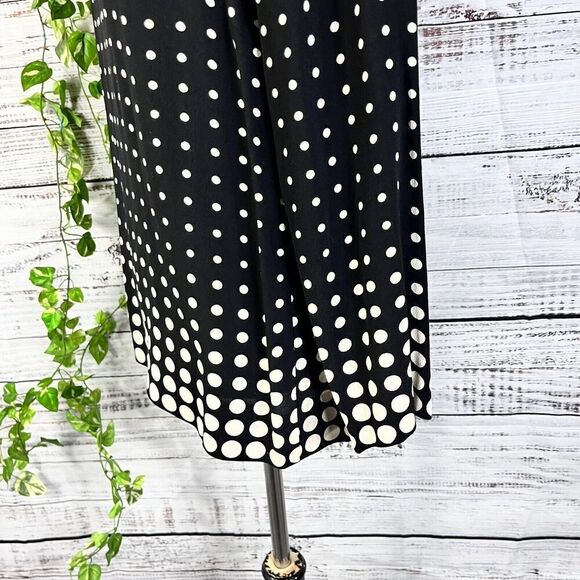 J Crew Blouse Top size 4 Black Ivory Polka Dots Modest Career Church Wedding - Picture 12 of 14